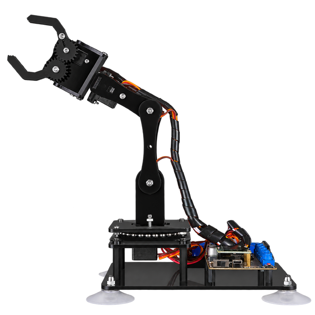 5-DOF Programmable Robot Arm — product view. Arm kit — batteries excluded.