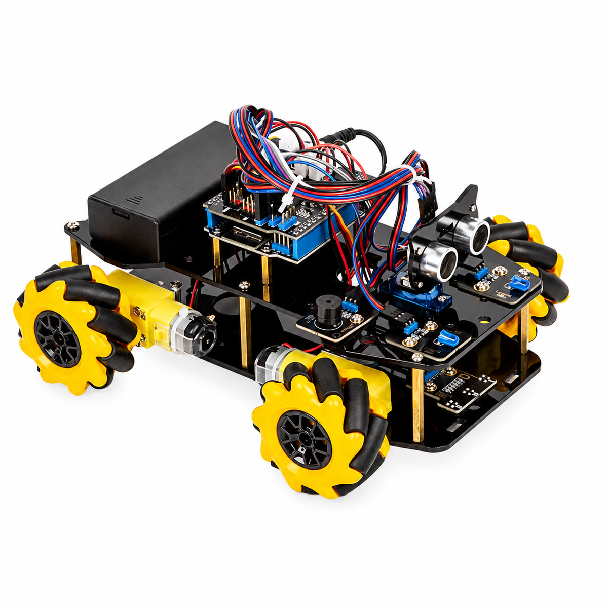 ESP32 Mecanum Robot Car Starter Kit — additional product or project detail. Starter car kit — no expansion packs.