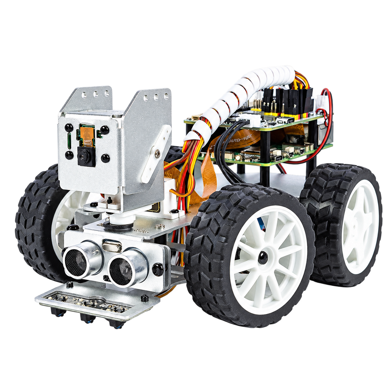 Raspberry Pi Steering Robot Car with Camera | Kitnology