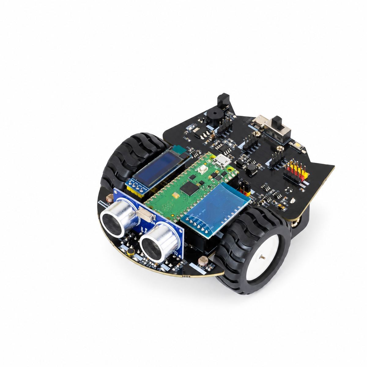 Pico 2 MicroPython Robot Car Kit — additional product or project detail. Robot kit — Pico 2 controller excluded. Any separately required main controller shown in an example is excluded.
