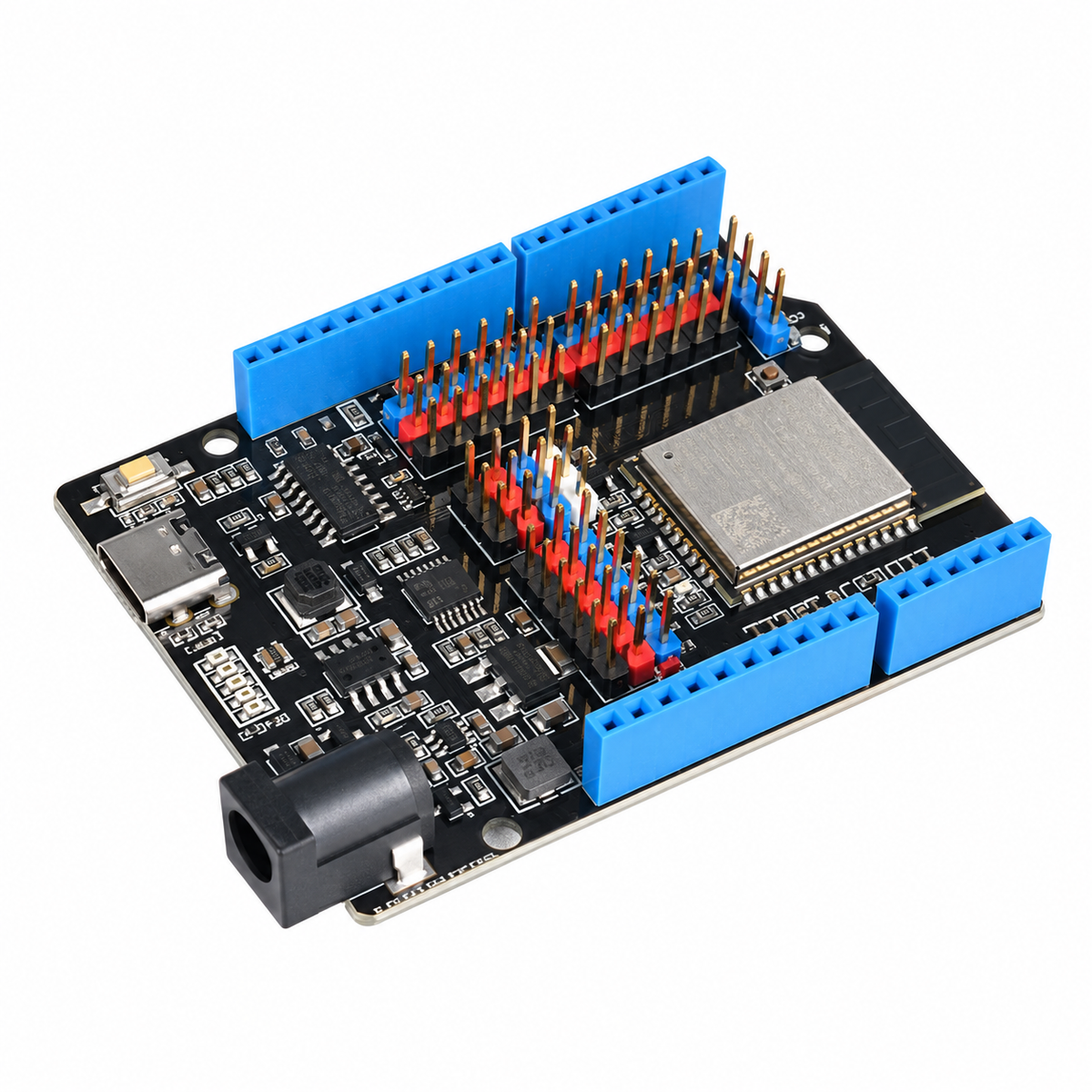 ESP32 Electronics & Coding Starter Kit — additional product or project detail. Electronics starter kit — wooden structures excluded.