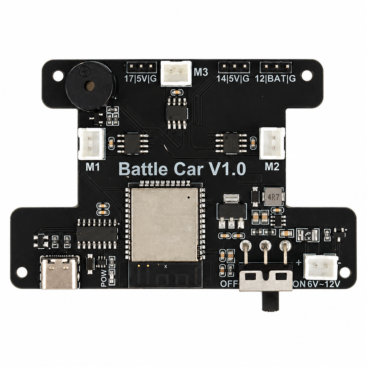 ESP32 Football & Battle Robot Kit — additional product or project detail. Football and battle robot kit.