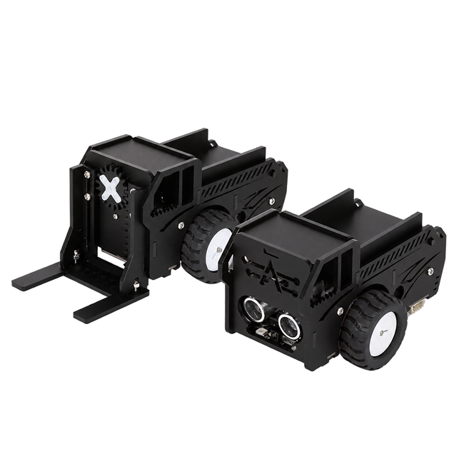 ESP32-S3 Forklift & AGV Robot Kit — product view. Forklift / AGV kit — batteries and factory kit excluded.