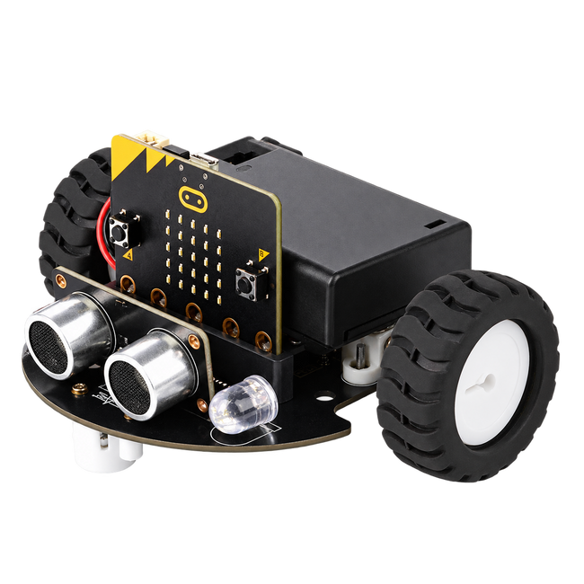 micro:bit Robot Car Kit with Controller — product view. Robot car kit with micro:bit — batteries excluded.