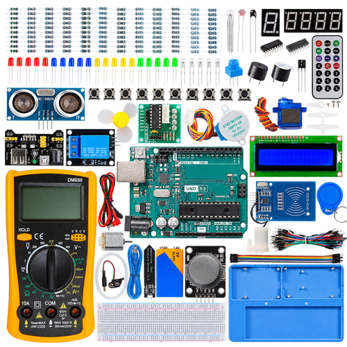 Arduino Uno R3 Inventor Electronics Lab — product view. Inventor electronics kit with Arduino Uno R3.