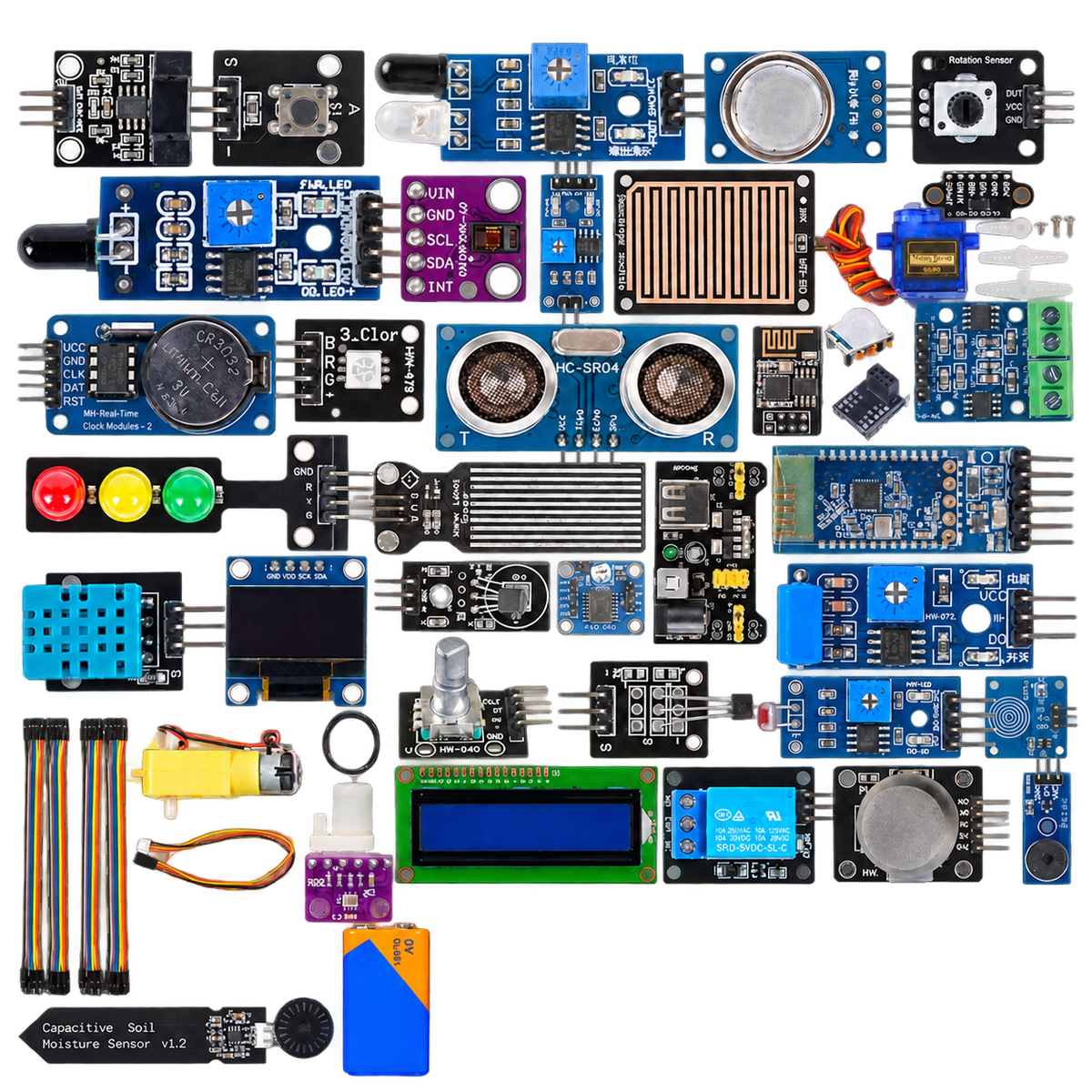 Multi-Platform Maker Sensor Kit — product view. Multi-platform sensor kit.