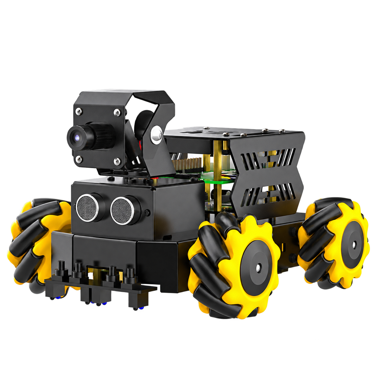 Raspberry Pi 5 Mecanum Vision Rover V2 — product view. Standard vision rover — Raspberry Pi excluded.