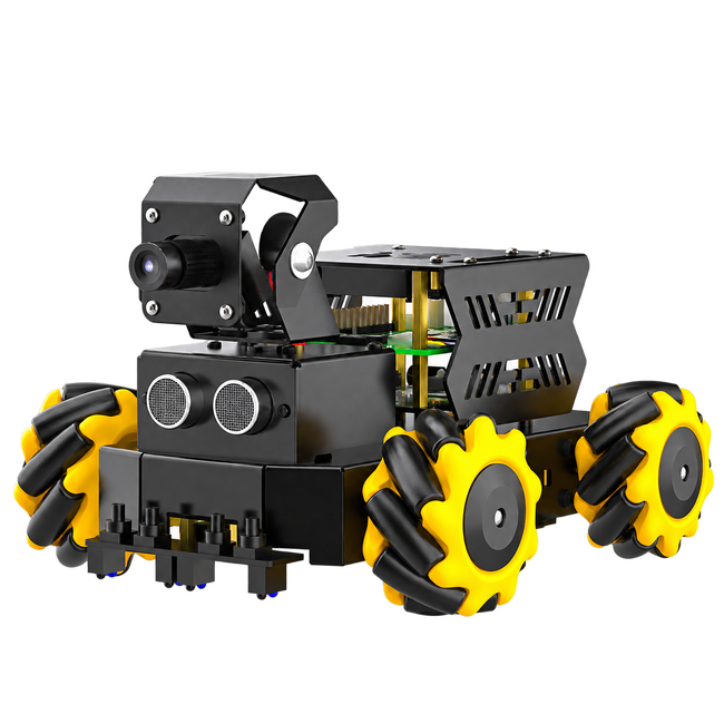 Raspberry Pi 5 Mecanum Vision Rover V2 — product view. Standard vision rover — Raspberry Pi excluded.