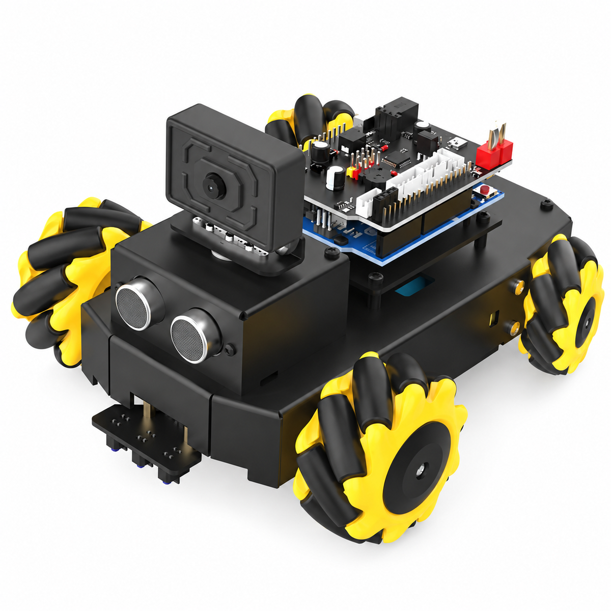 Uno-Compatible Mecanum Vision Robot V2 — additional product or project detail. Mecanum vision robot kit. Example project; surrounding props, host equipment and separately required parts are not included.