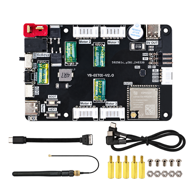 ESP32-S3 micro-ROS Robot Control Board — product view. micro-ROS control board only.