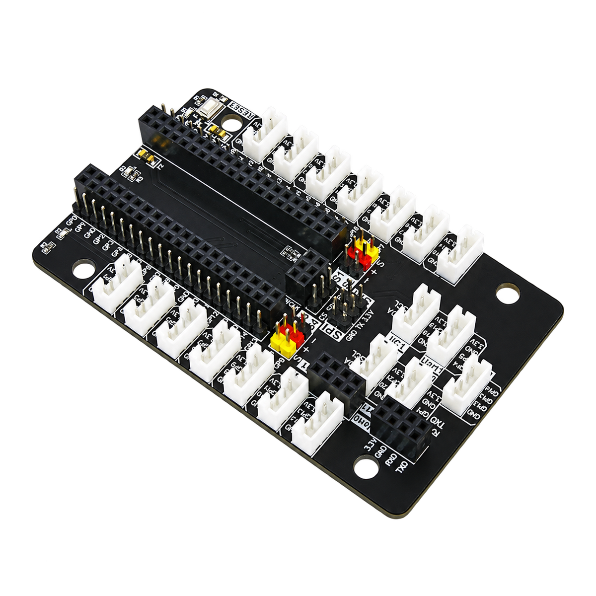 Pico / Pico 2 Plug-In Sensor Expansion Board — product view. Pico / Pico 2 expansion board — controller excluded.