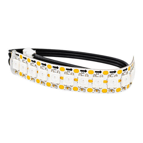 14-LED Addressable RGB Light Strip — product view. One flexible strip with fourteen LEDs.