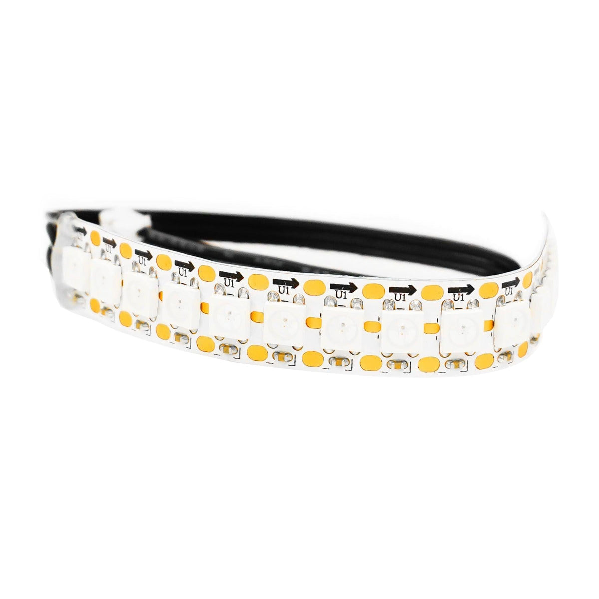 14-LED Addressable RGB Light Strip — additional product or project detail. One flexible strip with fourteen LEDs.